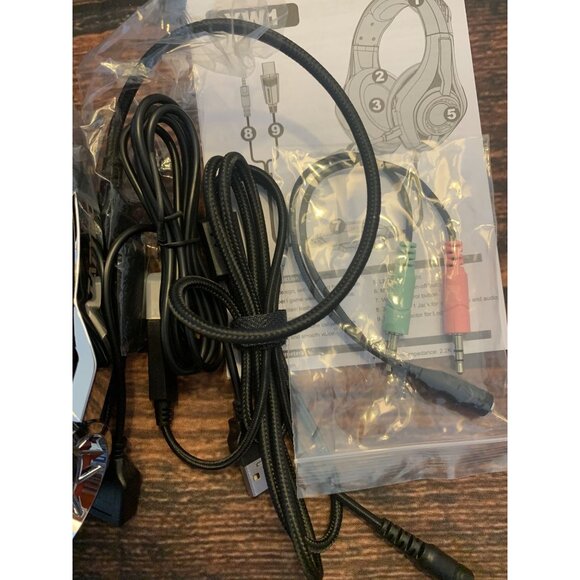 Tatybo XW1 Gaming Headset PC PS5 PS4 Noise-Cancelling Mic Soft Earmuffs Featherw - Picture 7 of 8